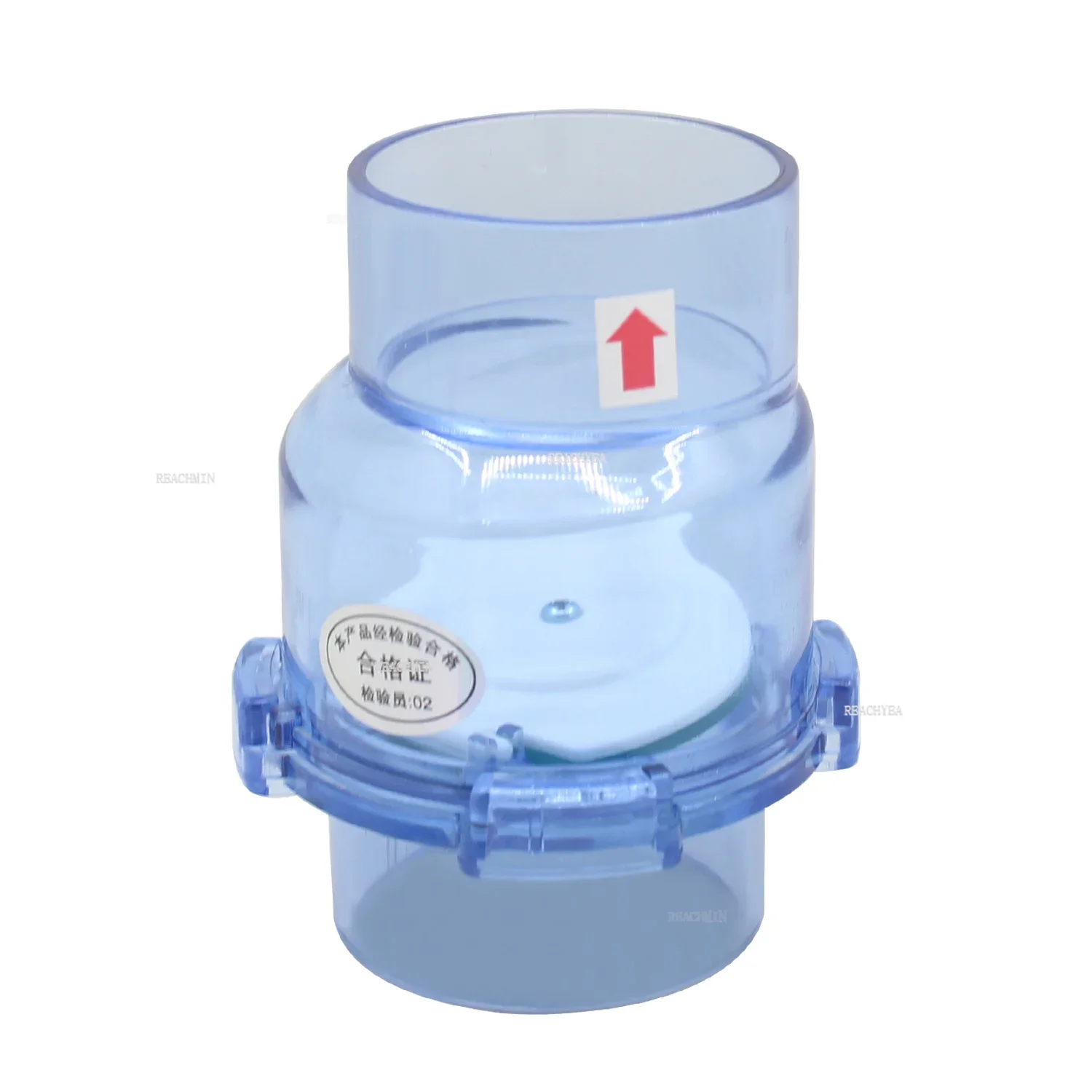 flap 50mm UPVC transparent check valve Drainpipe Non-return Combination sets Kitchen sewer deodorization