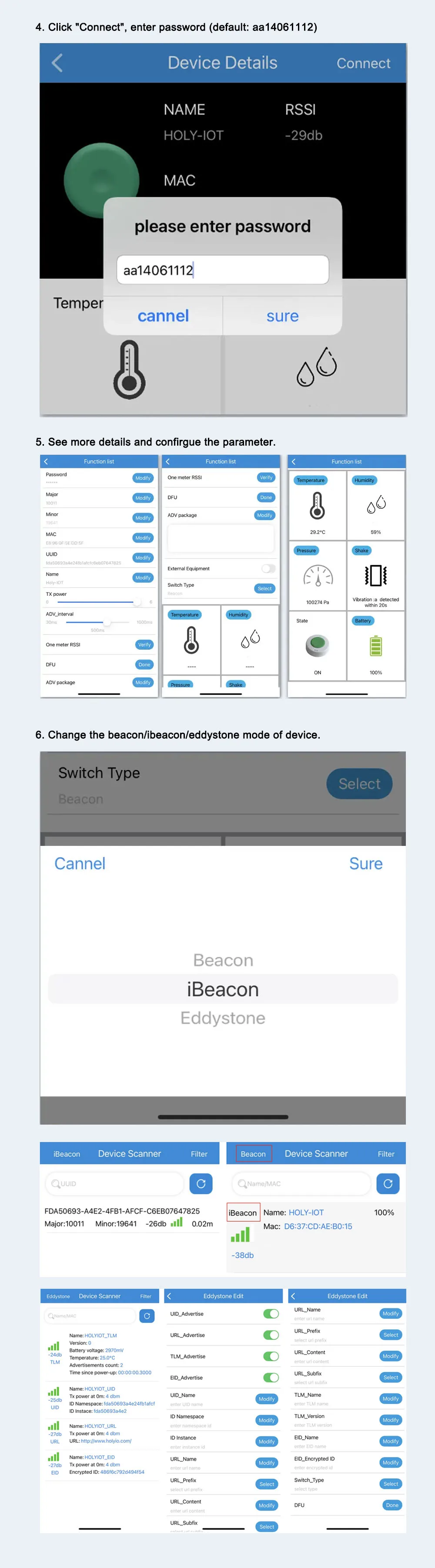 Holyiot Bluetooth 5.0 Beacon Indoor Positioning Asset Tracking Ibeacon Eddystone BLE Beacon Low Energy Automatikmodul für IOT – Detail 10