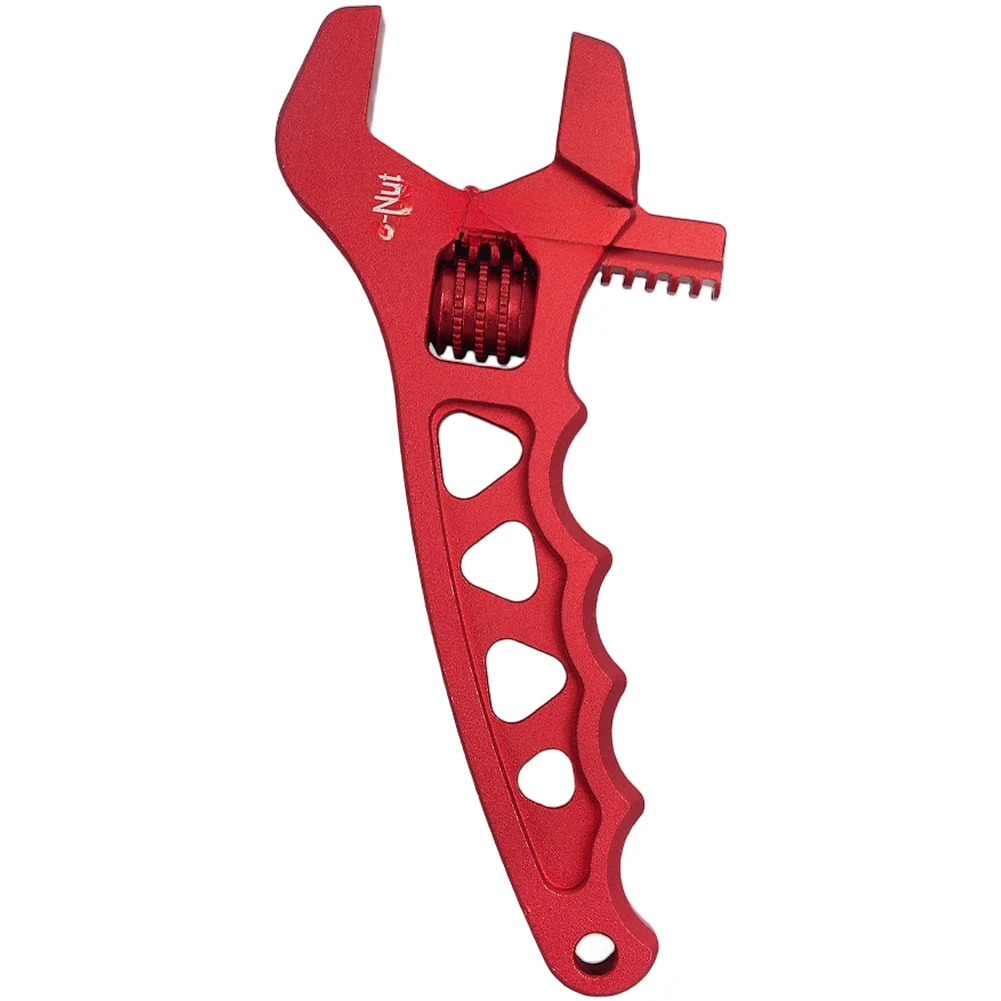 /Adjustable /Aluminum /Alloy Wrench For AN3 AN12 Oil Cooler Fitting Automotive Repair Tool Narrow Space -Slip Handle Red Blue Bl