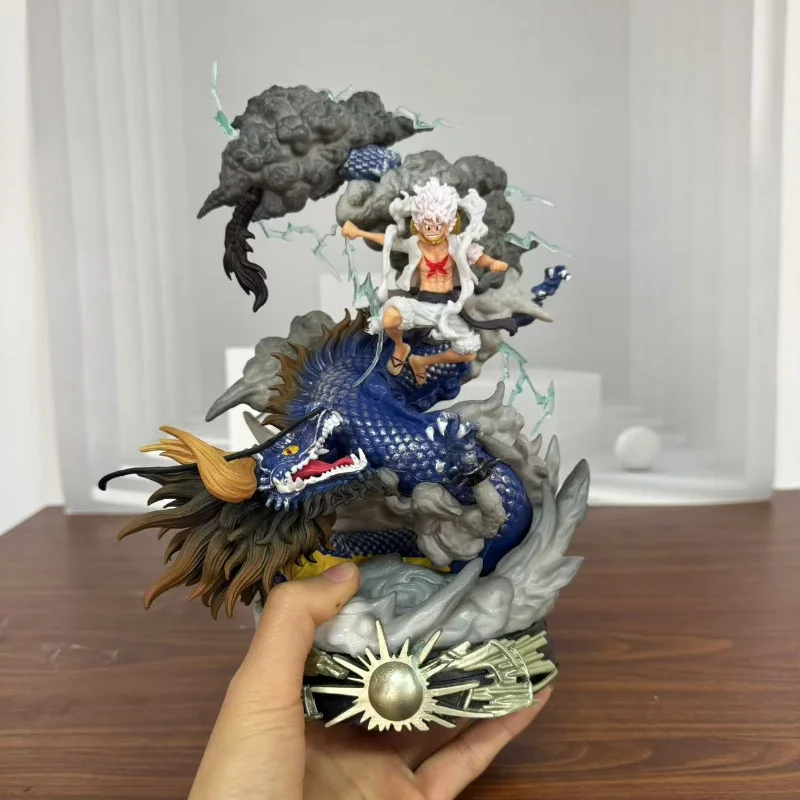 

24 см Аниме-фигурка One Piece: Луффи против Кайдо, статуэтка Луффи Гир 5, фигурка Ника Луффи, модель GK, кукла, украшение, игрушки, подарки