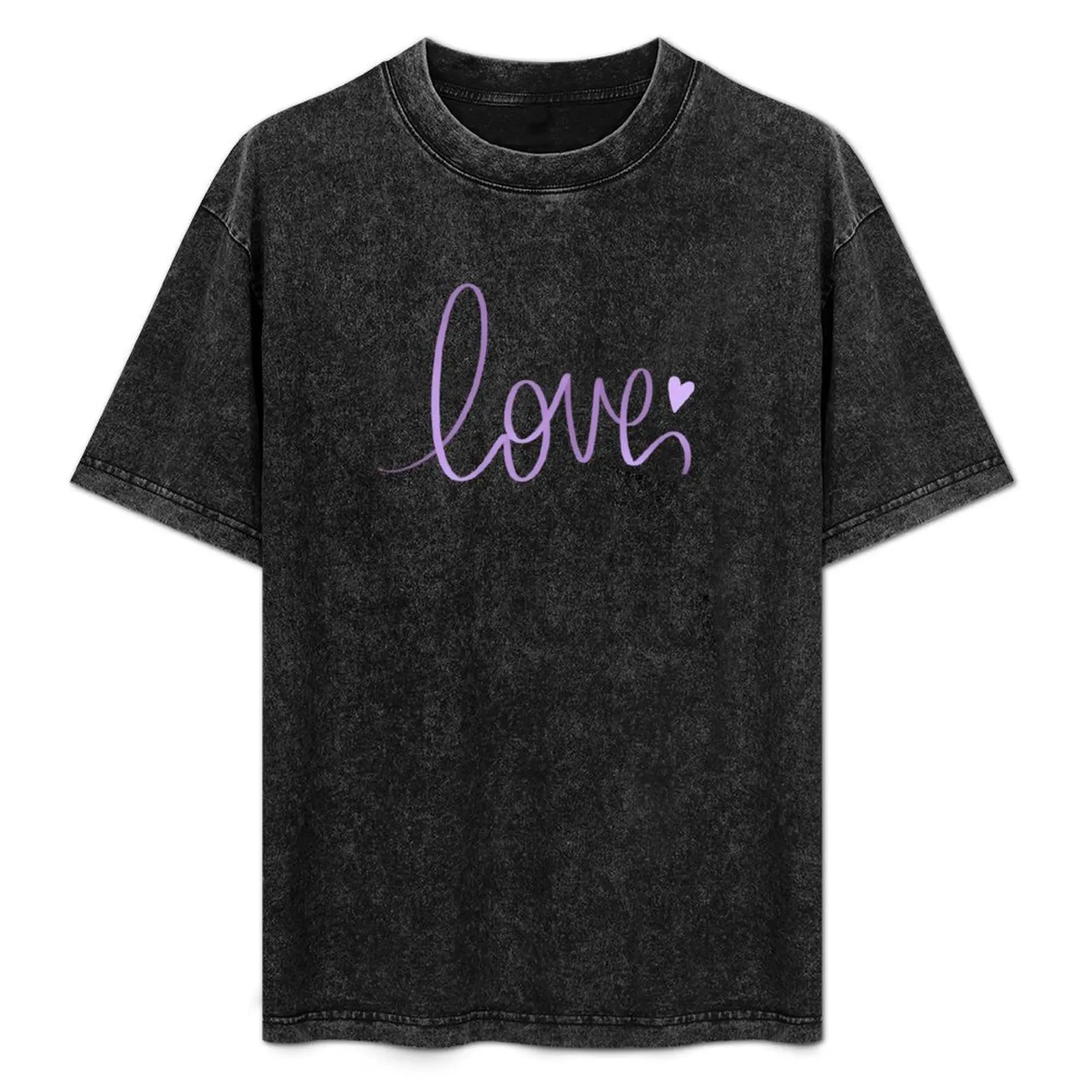 In Love with Lavender T-Shirt oversizeds street wear oversized t shirt men