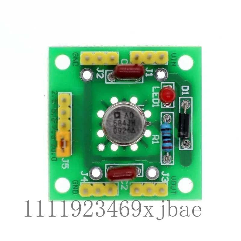 AD584 Programmable Precision Voltage Reference Module, High Accuracy Reference Board Yellow Green PCB