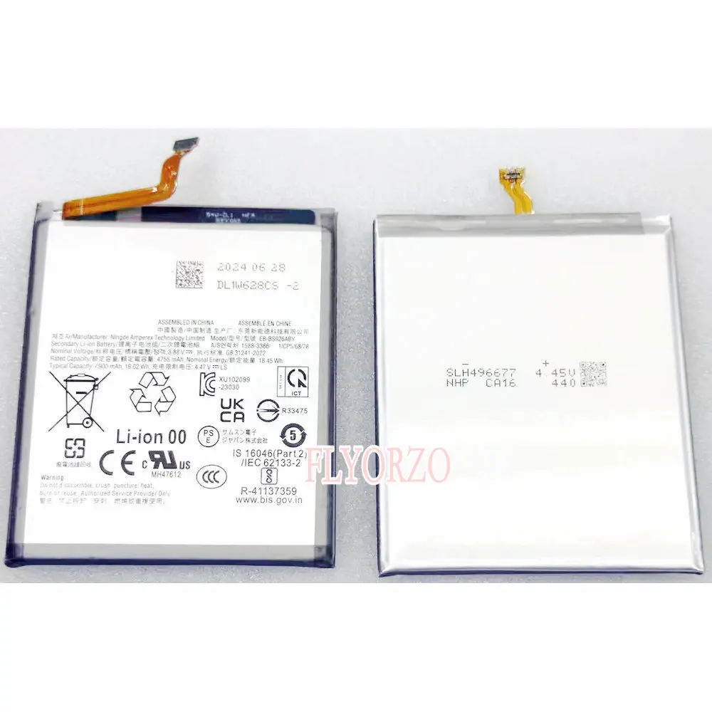 

New High Quality EB-BS926ABY Battery For S24+ S24Plus 5G S926 Mobile Phone