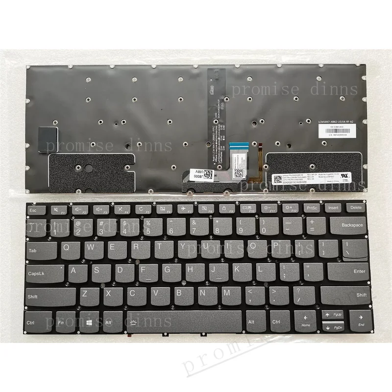 M WHITE for Lenovo Yoga 930-13IKB C930-13IKB Yoga 7 Pro-13IKB US Keyboard Backlit Laptop