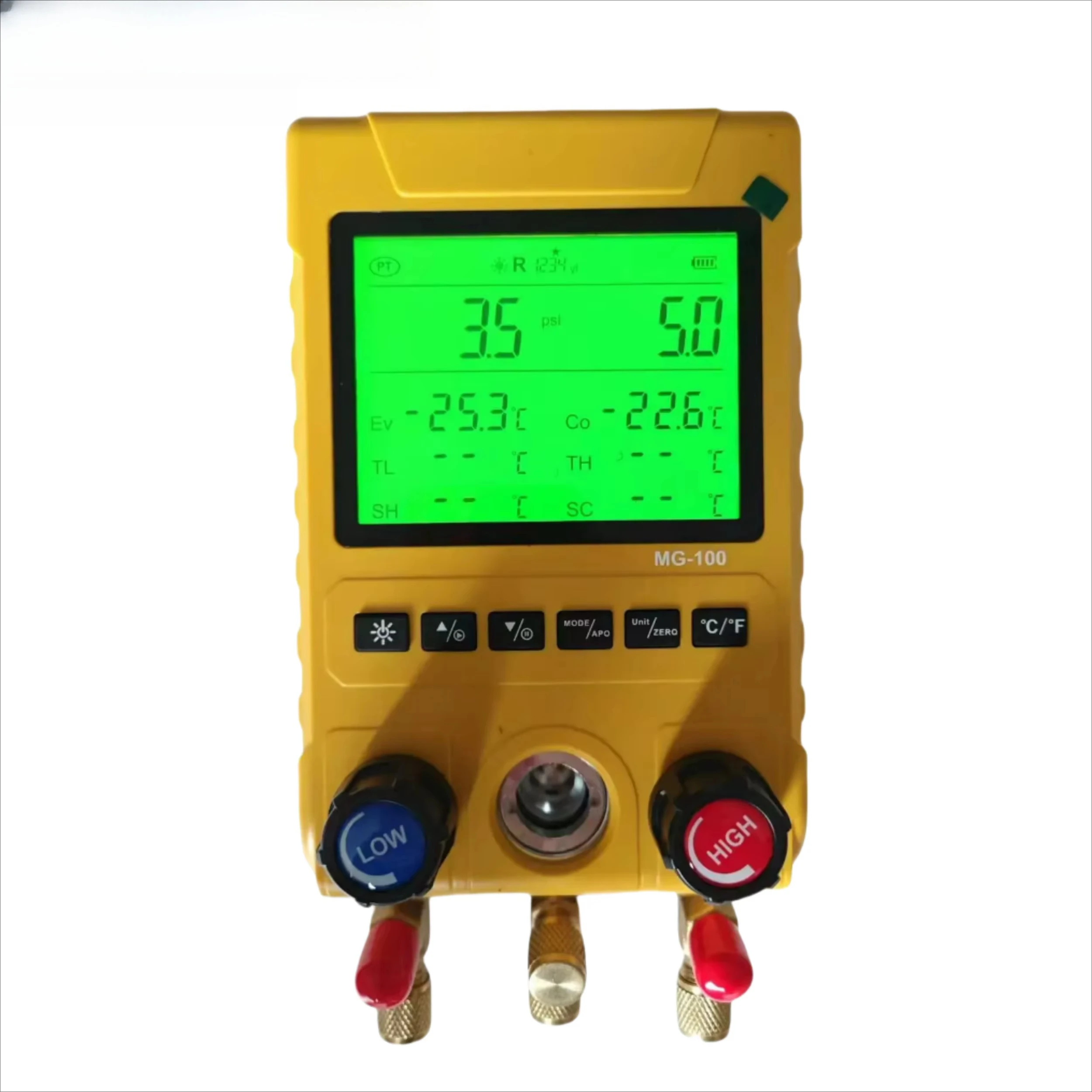Factory Direct 2026 Top MG-100A Misuratore di temperatura e vuoto 88 tipi Refrigerazione Collettore digitale Calibro Hvac Strume