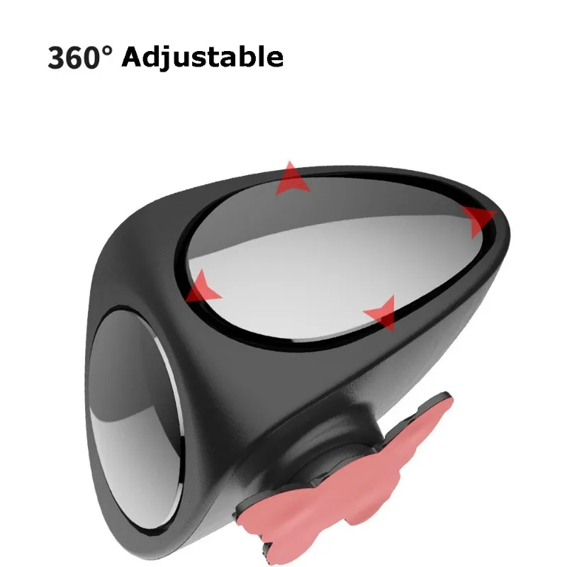 Car front and rear wheel blind spot mirror 360 degree rear-view mirror double-sided mirror multi-function blind spot observation