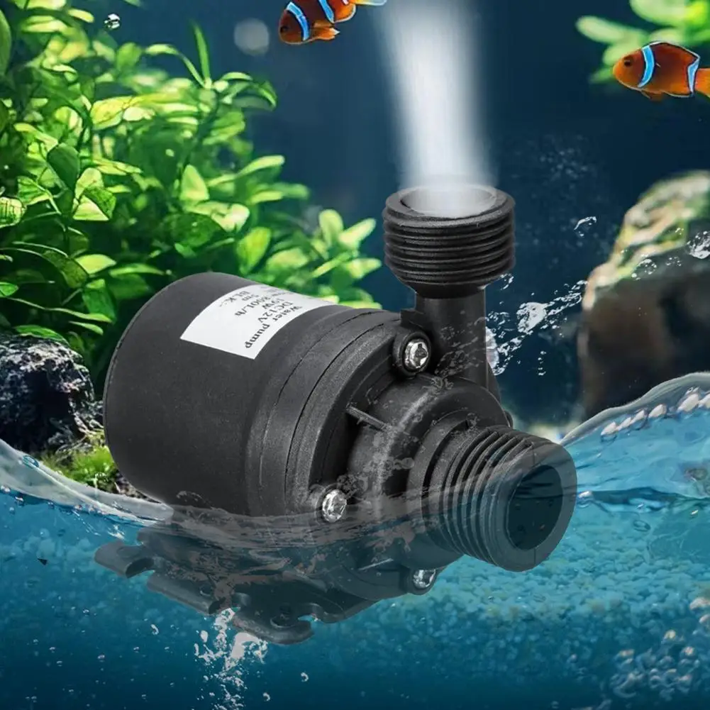 5m Water Pump 12v Brushless Magnetic Drive Submersible Water Pump 800l/h Quiet Aquarium Fountain Pool Circulation System 210 Gph