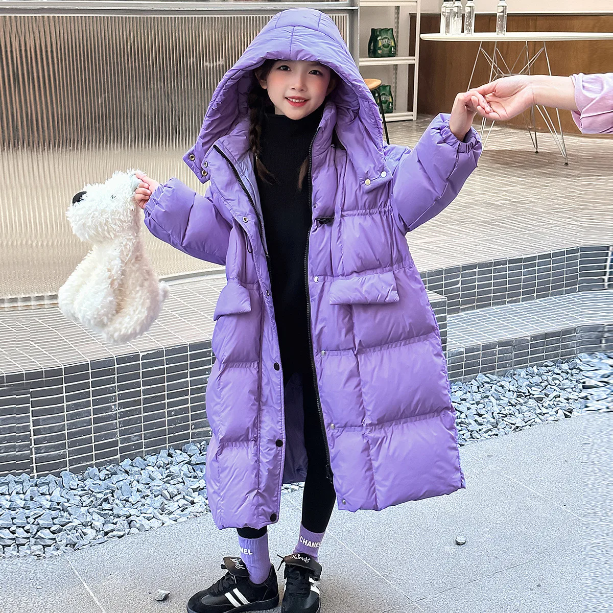 Manteau D'hiver Pour Fille 2-16 Ans - Veste Polaire épaisse En Velours, Chaude Et Fashion - Manches Longues