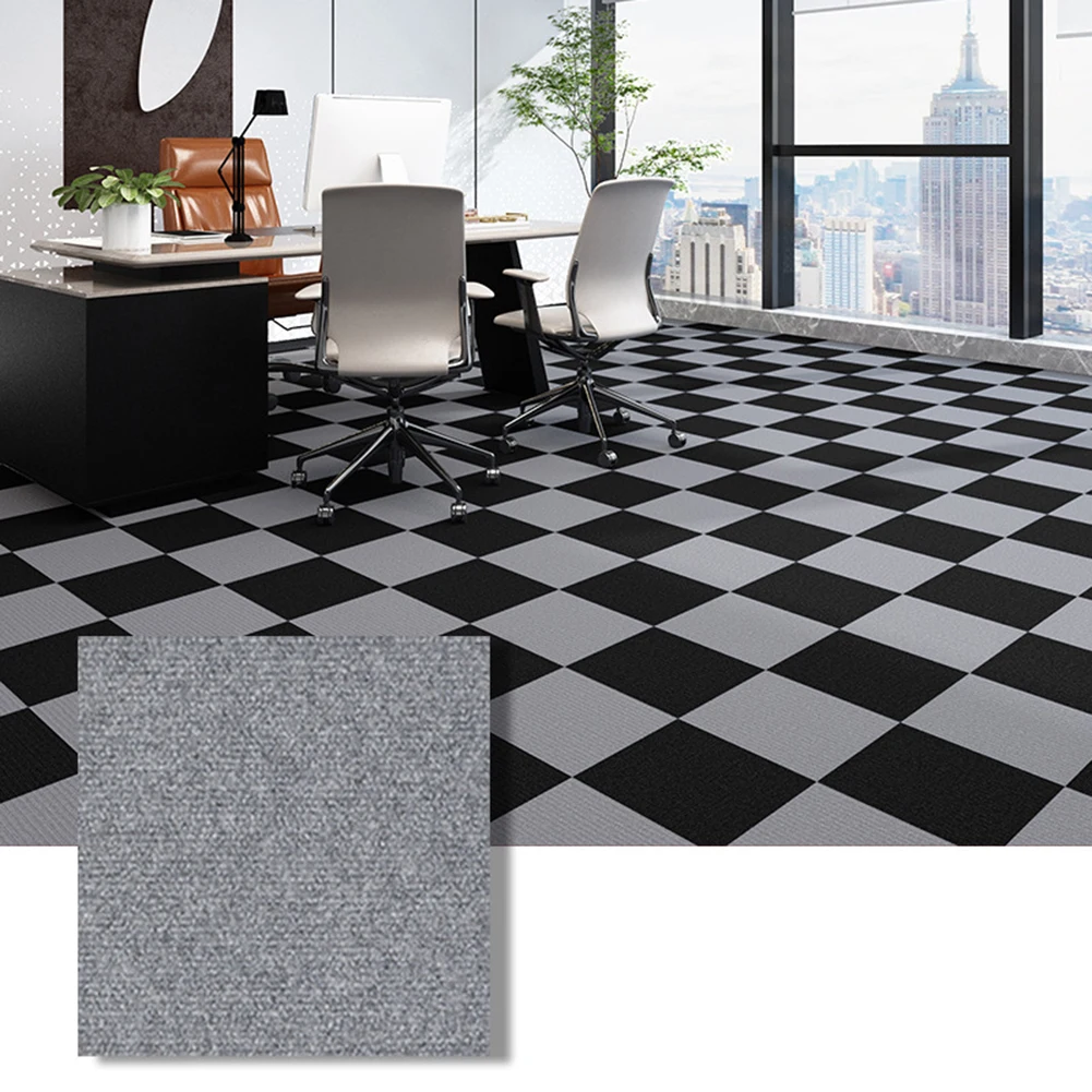 5Pcs Self Adhesive Carpet Tile 30X30cm Flooring Self-Adhesive Commercial Carpet With Non-Slip Square Carpet Bedroom Decor Carpet