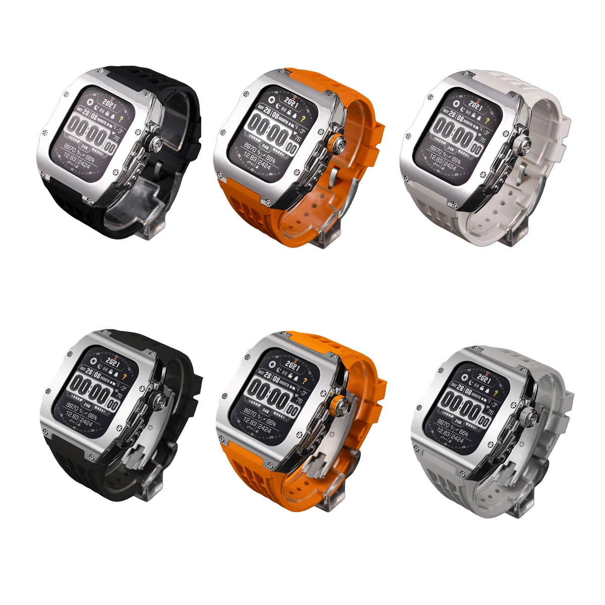 Apple Watch 44mm 45mm用ラグジュアリーモ - Luxury Watch Kit のレビューと価格