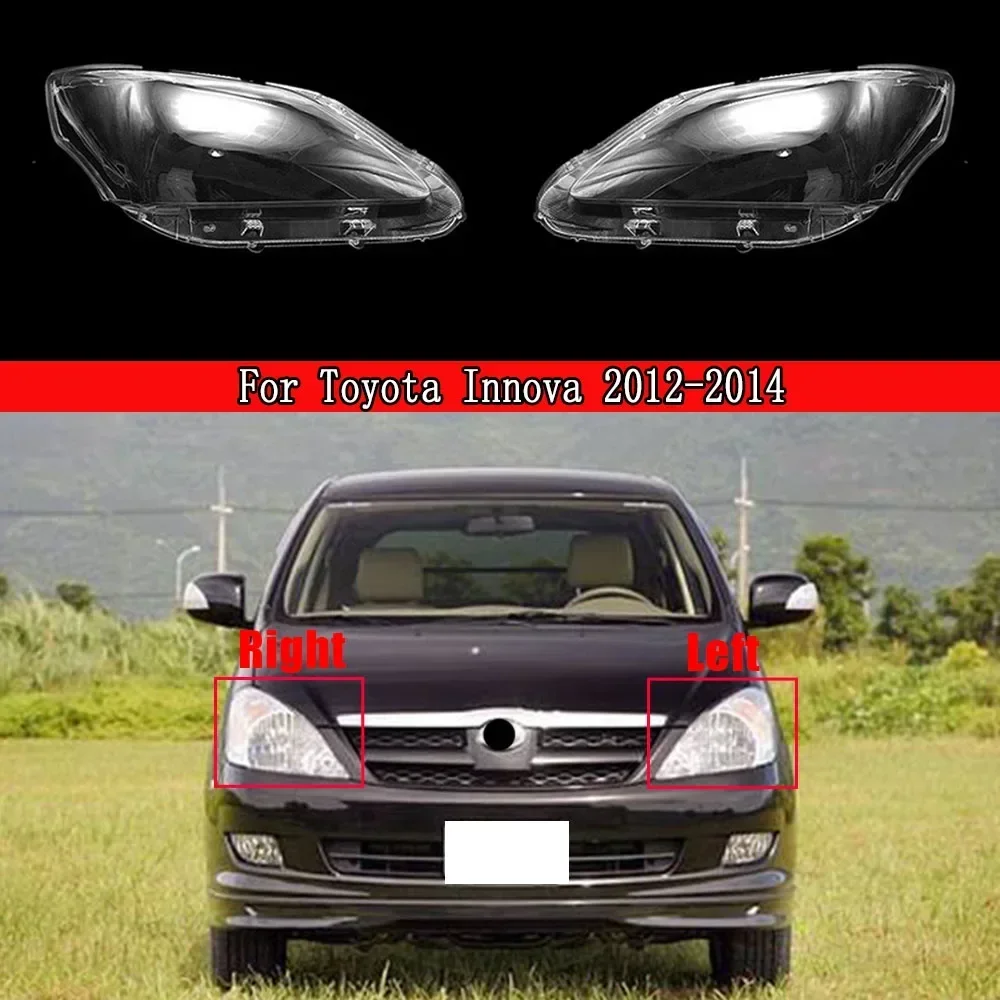 

Car Headlight Shell Lamp Shade Transparent Cover Headlight Glass Headlamp Lens Cover For Toyota Innova 2012 2013 2014
