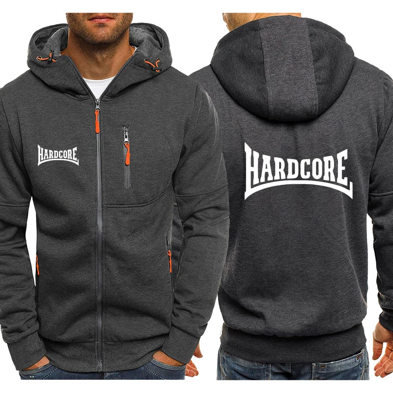 Hoodies Men Jacket Hardcore Ma1 Bomber Print Casual HipHop Harajuku Hooded Sweatshirts Mens Zipper Jacket Man Hoody Clothing