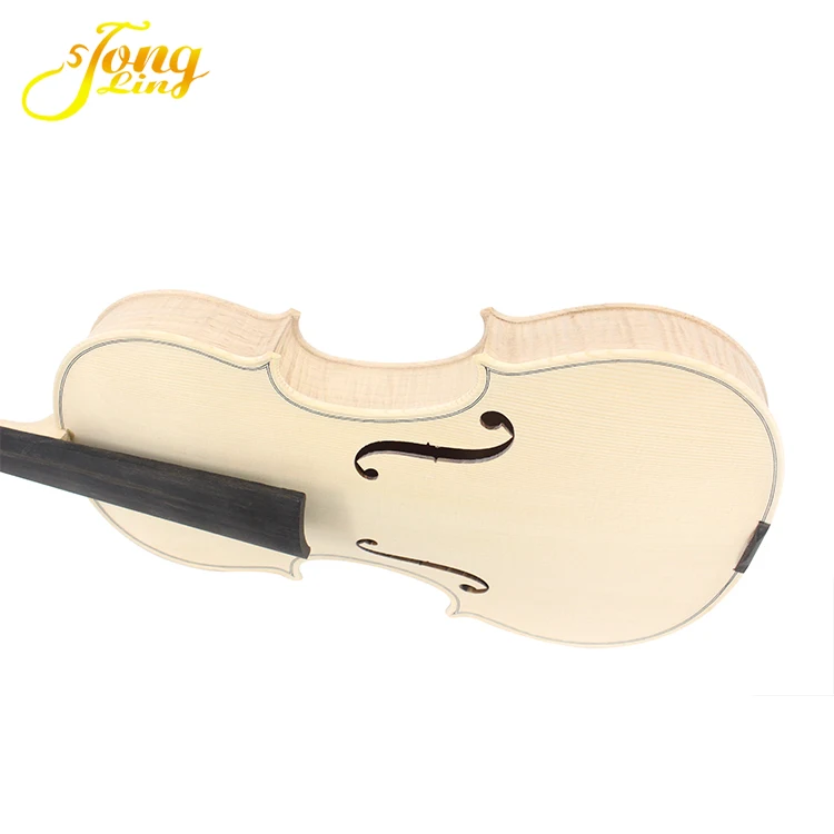 

High Grade 4/4 3/4 Size Solid Spruce Acoustic Violin Premium Stringed Instrument For Student Beginners Practice Study