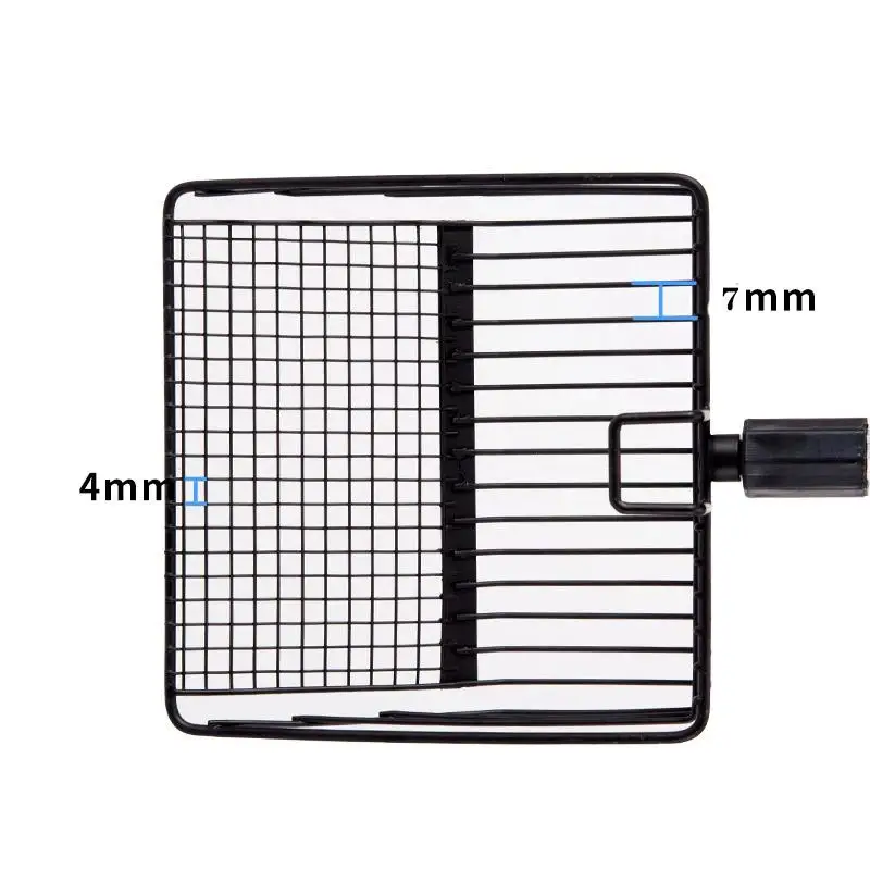 Rastrillo para gallinero, pala retráctil para arena de gato, pala para excrementos, herramientas de limpieza para separación de excrementos y desechos para jardín