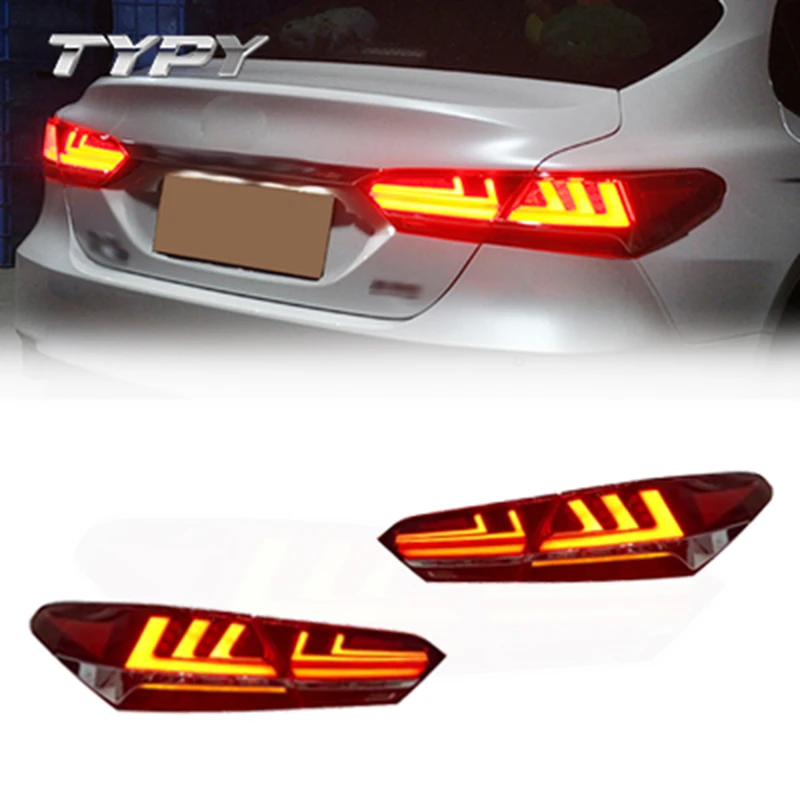 

Car Tail Lamp Modified LED Taillamp Taillight Daytime Running Lights Brake Lights Turn Signal For Toyota 8Th Camry 2018 2019