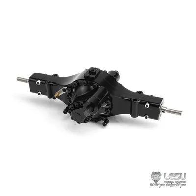 LESU 1/14 LKW Tamiya Traktorachse Q911 Serie Differentialsperre Schlammachsmodell Radium Geschwindigkeit Klassische Achse 9