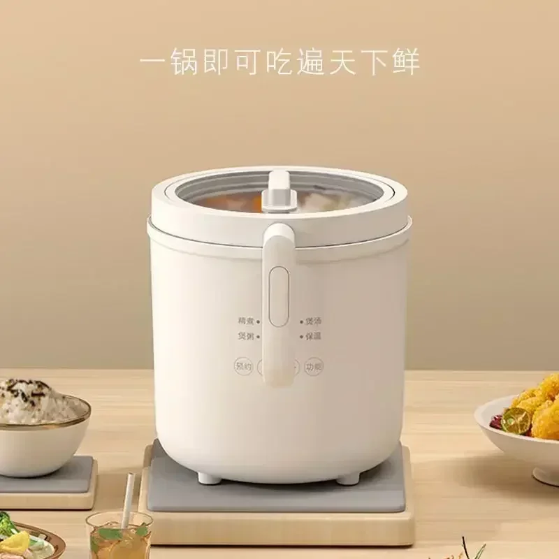 หม้อหุงข้าวอเนกประสงค์หม้อต้มข้าวหม้อต้มไฟฟ้าหม้อต้มหม้อหุงข้าวเล็กสำหรับหอพักนักเรียน gratis ongkir