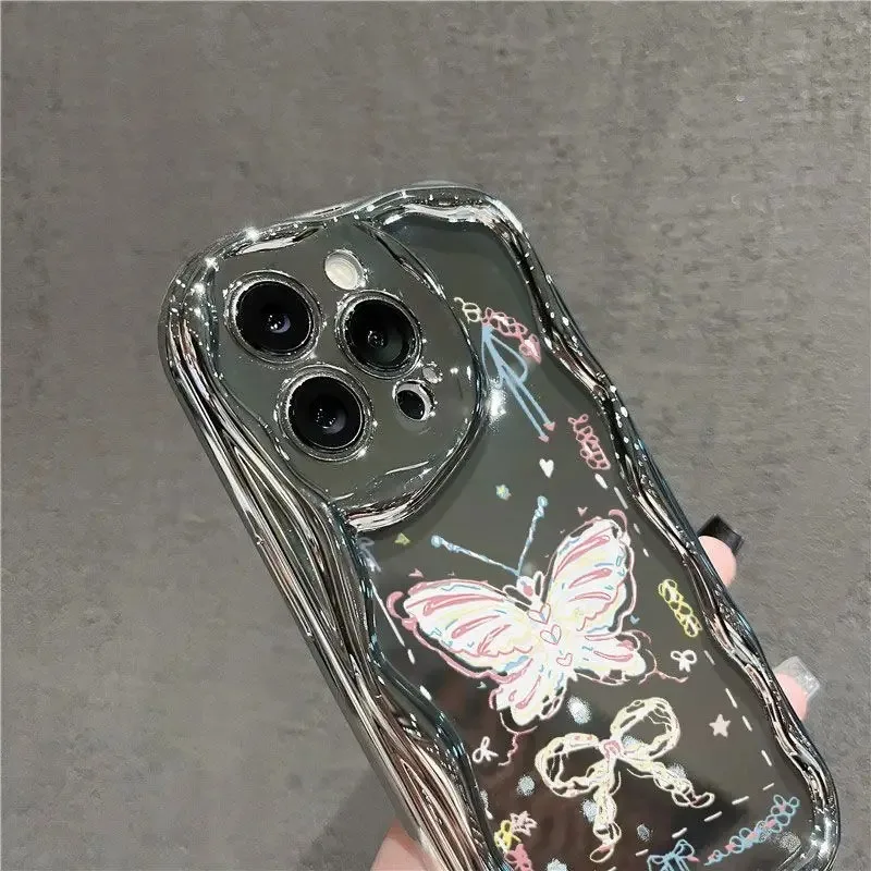 Butterfly Dance Phone Case For Samsung Galaxy A55 A35 A25 A15 A54 A24 A33 A34 A73 5G A32 A51 A52 A53 A71 A72 A30 A50soft
