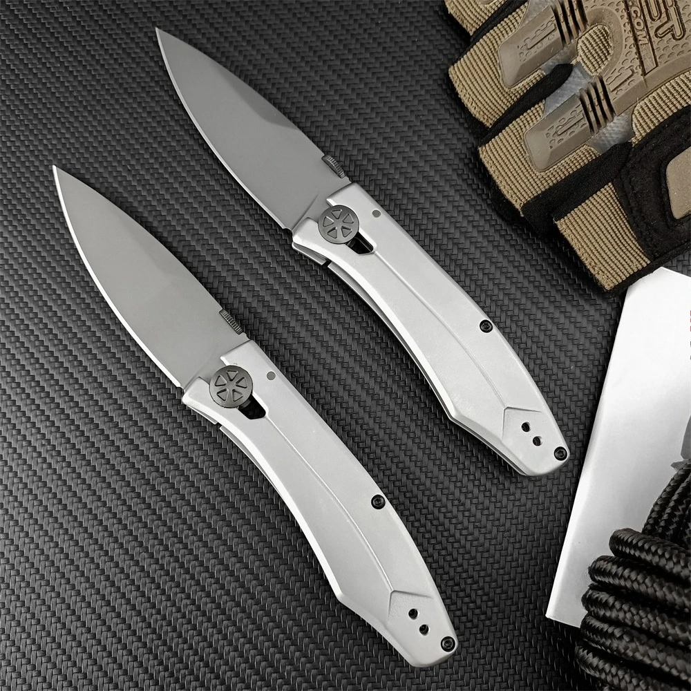 Couteau pliant KS 3440 pour Camping en plein air, randonnée, chasse tactique, couteau pour EDC (transport quotidien), pochette de voyage, couteau à outils