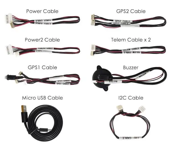 Pixhawk2.1 Cable Set Power/GPS/Cube TELEM I2C USB Cables wire FOR Pixhawk2.1 (Cube) DF13 JST MOLEX