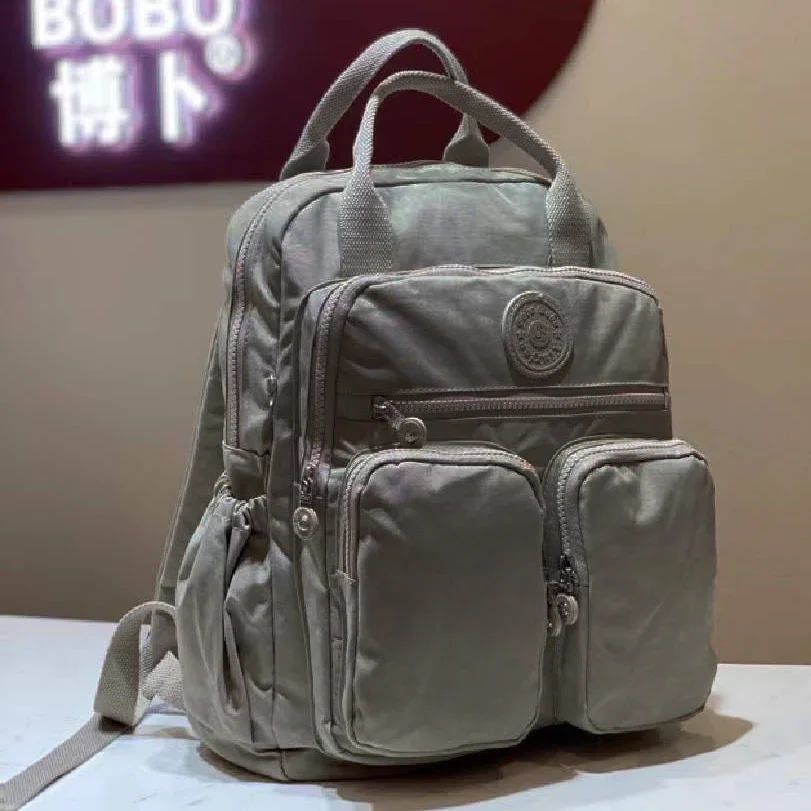 2023 moda damski plecak wodoodporny nylonowy miękki uchwyt solidny z wieloma kieszeniami zamek podróżny Feminina torby szkolne plecaki na laptopa