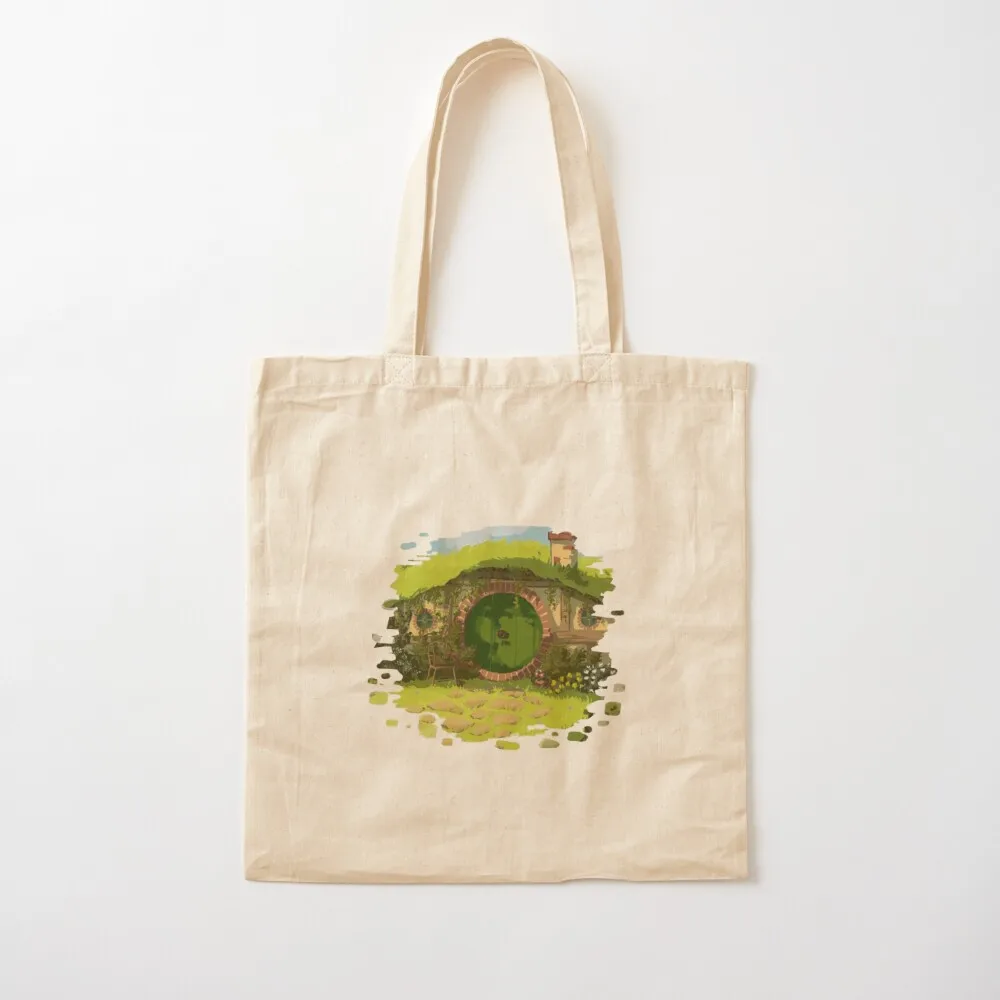 The round door Tote Bag foldable reusable bag custom fabric bag Canvas Tote