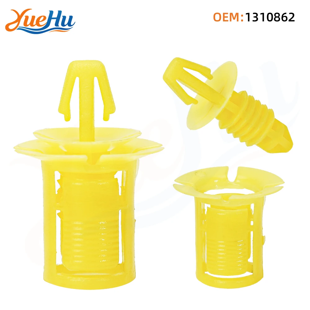 

YUEHU 20PCS 1310861 For Ford Focus Kuga S-MAX C-MAX Mondeo Escape Fiesta Copilot Fuse Box Cover Clip Car Accessories 1310862
