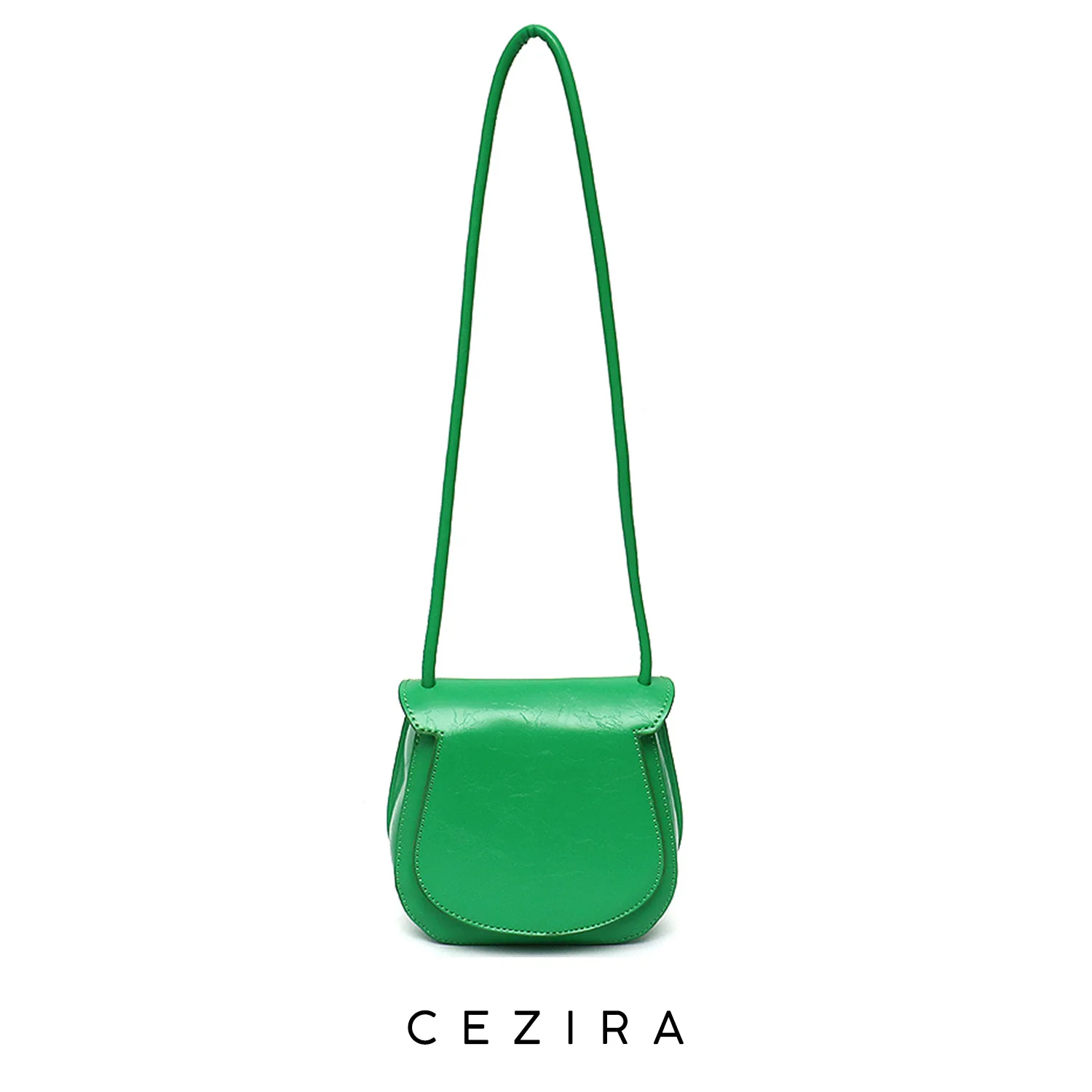 CEZIRA moda donna Mini Coin borse a tracolla borsa da sella in pelle PU borsa a tracolla con patta Casual da donna borse a tracolla da donna