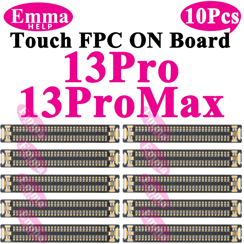 10Pcs LCD Display FPC Connector On Motherboard Screen Logic Board For iPhone 14 13 15 Pro Max Plus 11 12Promax 13Pro XR XS image 3