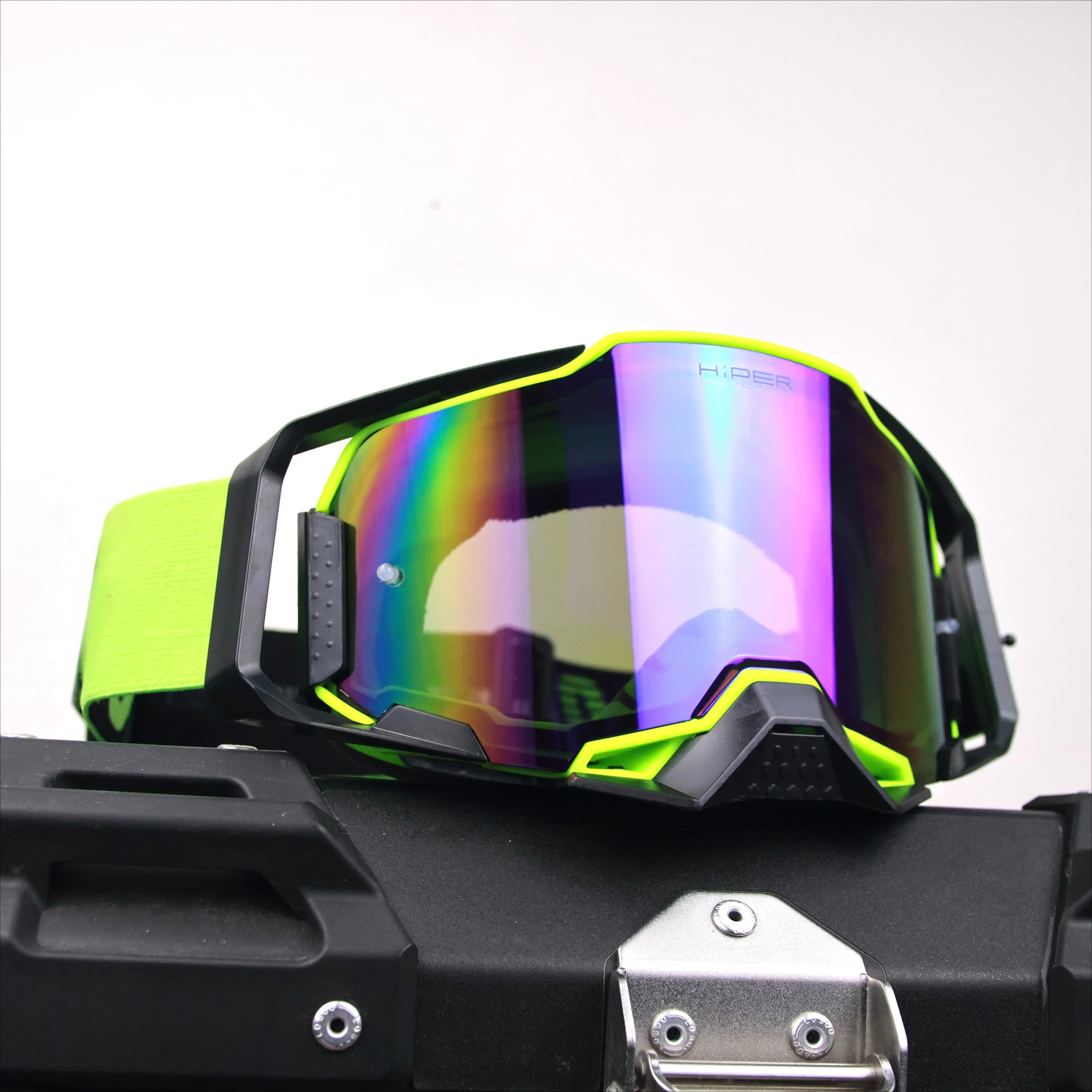 

1 Pcs Multi-Color Quick-Release Lens Moto Goggles - Anti-Fog, Off-Road ATV MX, Helmet-Compatible for Western Riders