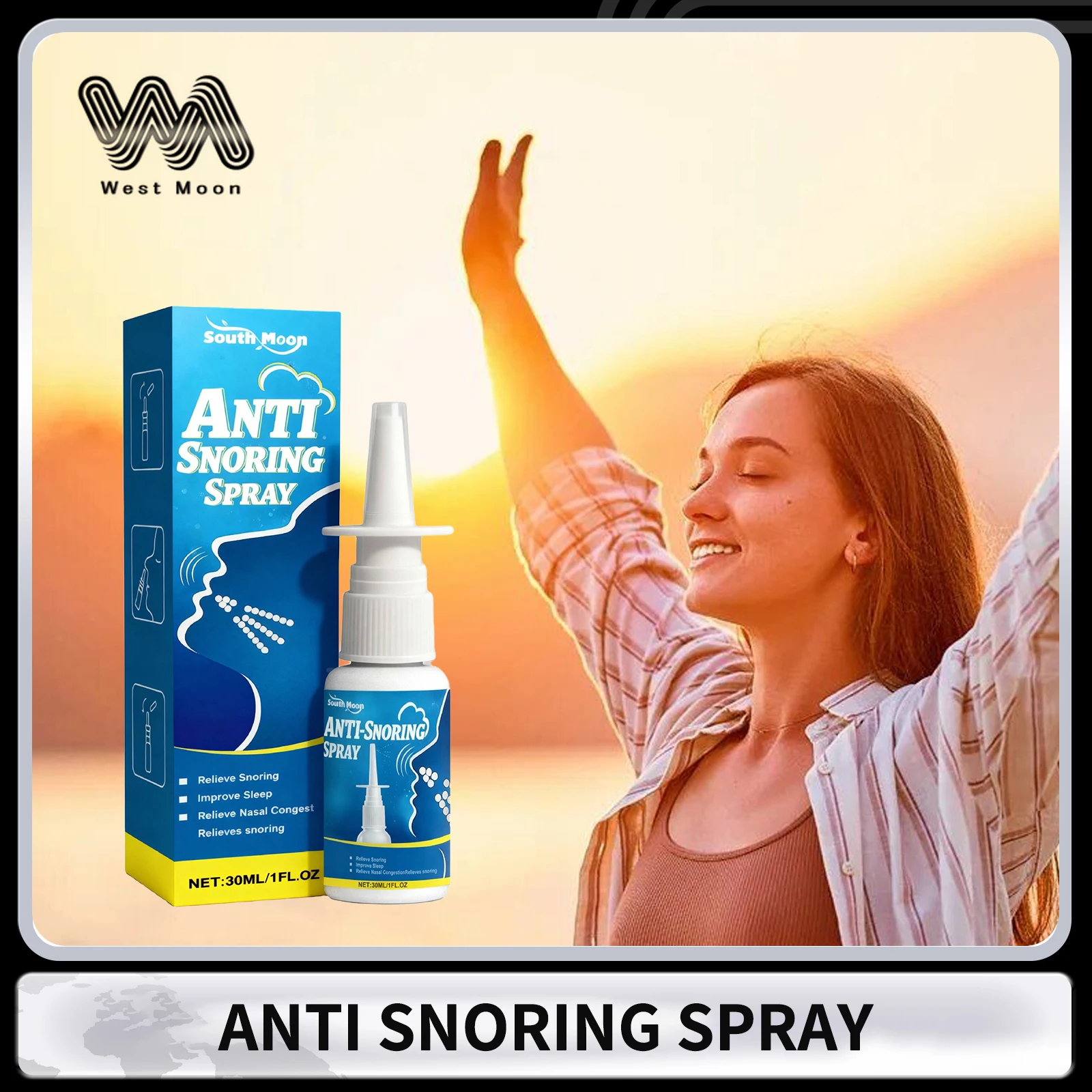 

Спрей против храпа, снимает храп, очищающий нос, наслаждайтесь свежим воздухом, улучшает сон, уменьшает отопление носа, уход за носом, 30 мл