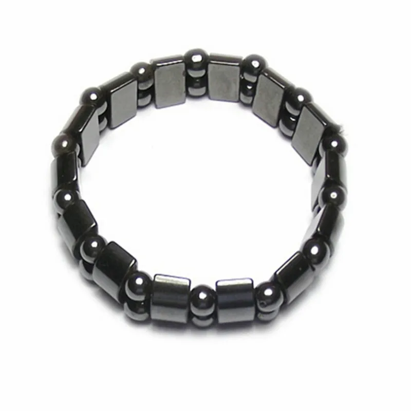 New Weight Loss Round Black Stone Bracelet Health Care Magnetic Therapy Bracelet