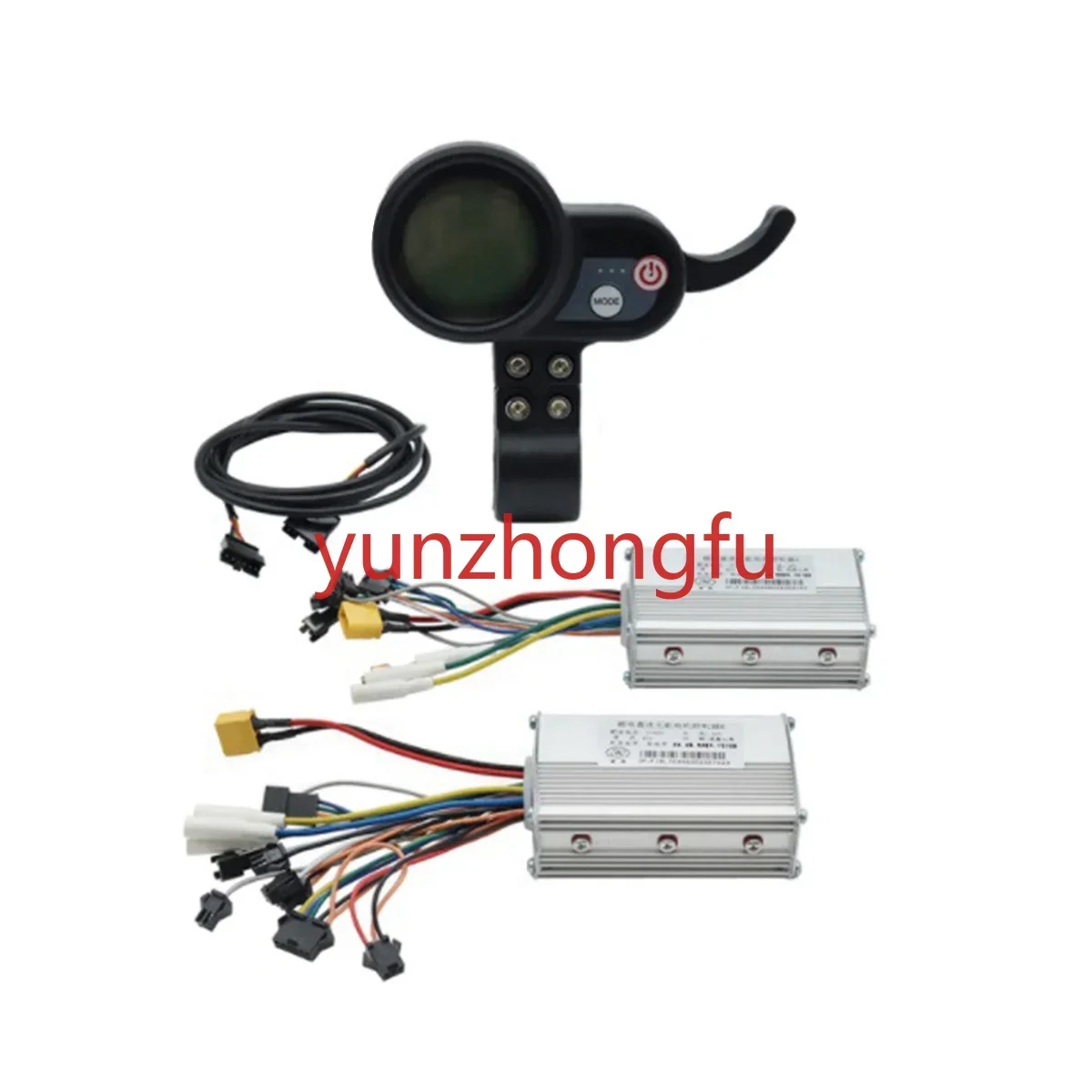 

Electric Scooter Dual Drive Controller JP 48V 52V 60V 25A 50A Brushless Controller AB Front Rear Drive Controller Kit