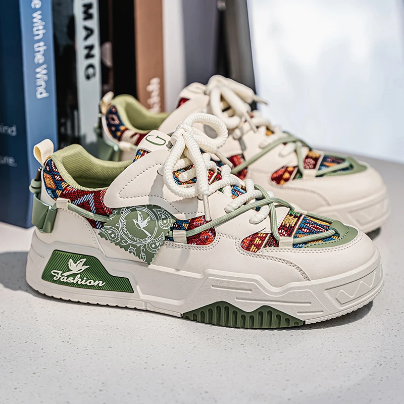 

Модные мужские туфли для папы весны/осени 2025 года — ультрапопулярные модные кроссовки с дышащей сеткой на толстой подошве, стильные и универсальные