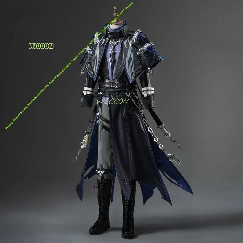

▶❤Genshin Impact Kyryll Chudomirovich Flins Cosplay Set - Costume, Wig, Uniform & Props | Game-Accurate Outfit for Halloween❤◀