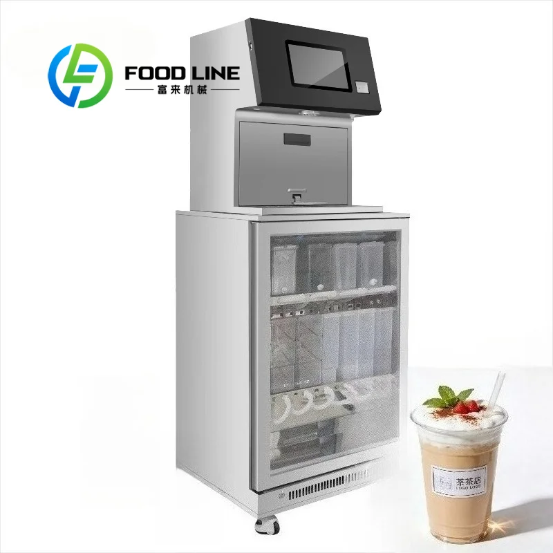 

Factory Fully Automatic Bubble Tea Machine Maker Boba Cafe Design Pearl Milk Tea Machine Multi - Flavor for Restaurant