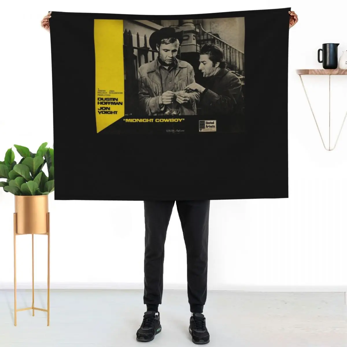 Midnight Cowboy Lobby Card Classic Throw Blanket sofa bed Furry for sofa Luxury funny gift blankets ands Blankets