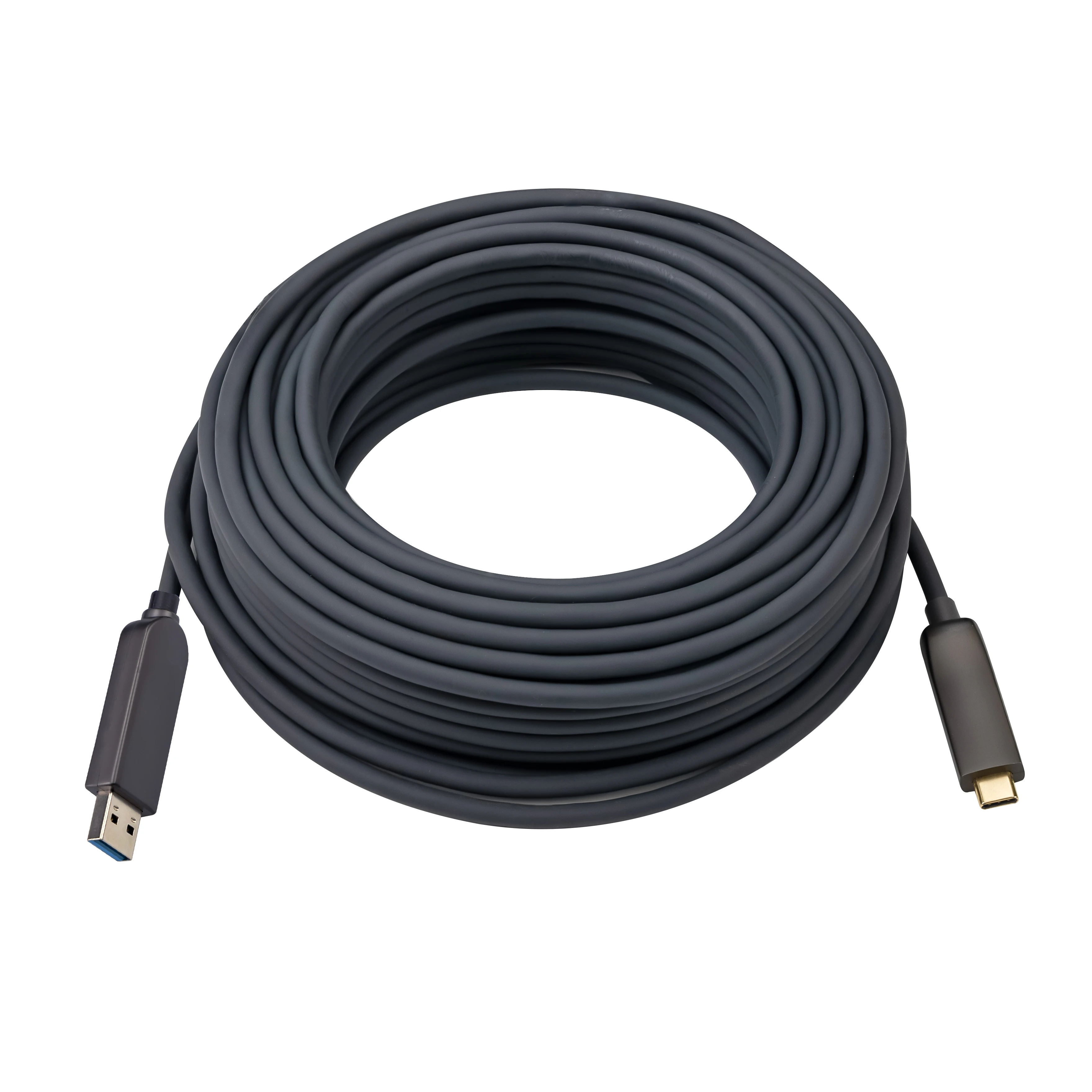 OEM LOGO Male to Male USB To Type C Fast Charging Data Cable High Speed USB Type-C AOC Fiber Cable