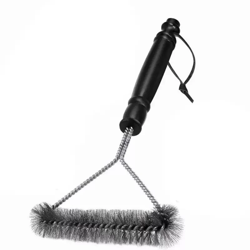 Barbecue Grill BBQ Brush Clean Tool Grill Accessories Stainless Steel Bristles Non-stick Cleaning Brushes Barbecue Accessories