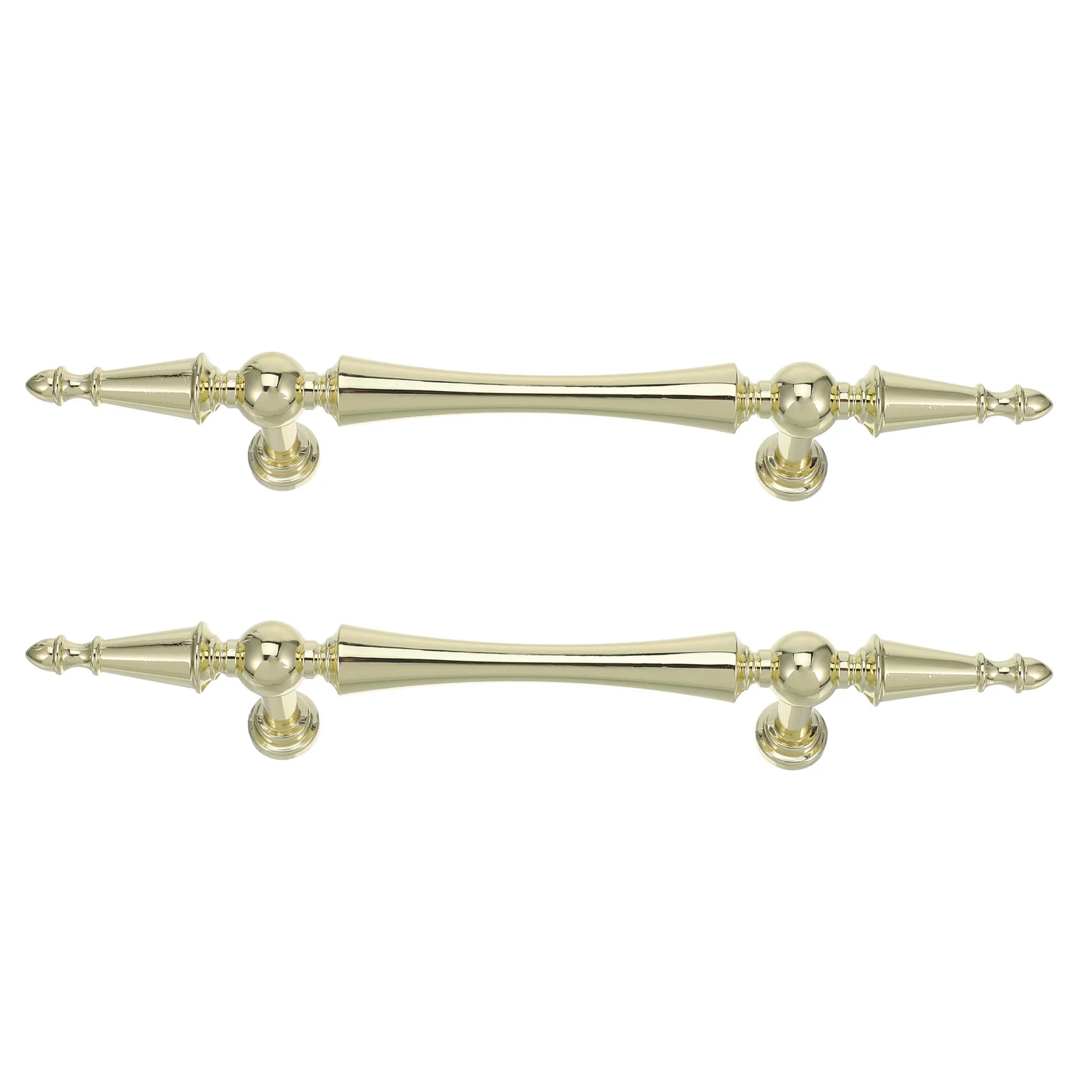 

2Pcs Gold Cabinet Pulls French Style Dresser Handles 96Mm Hole Spacing Kitchen Drawer Cupboard Hardware Rust Resistant
