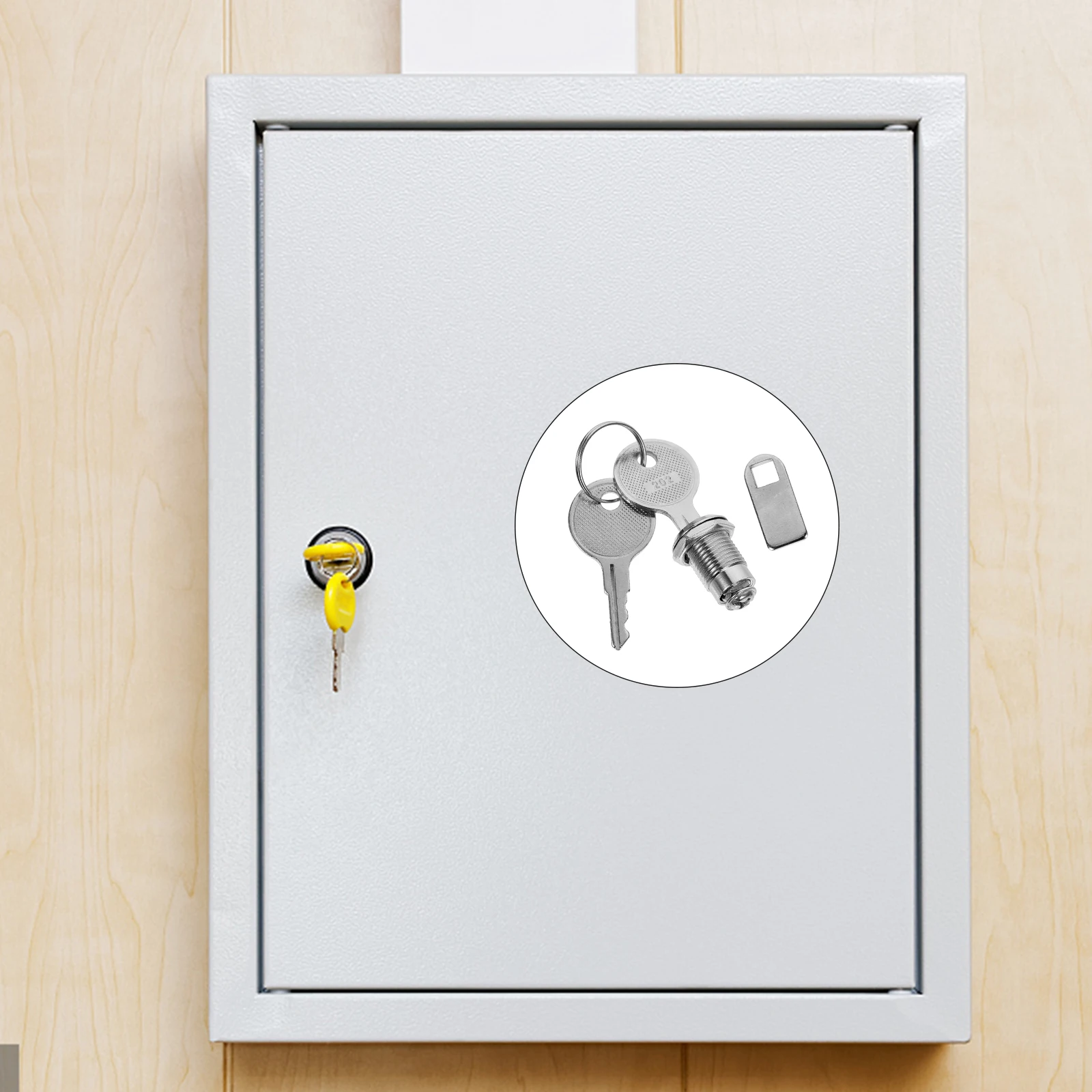 

2 Sets 12mm Zinc Alloy Cabinet Rv Compartment Elevator Keyed Locks Storage Exterior Durability Impact Resistance