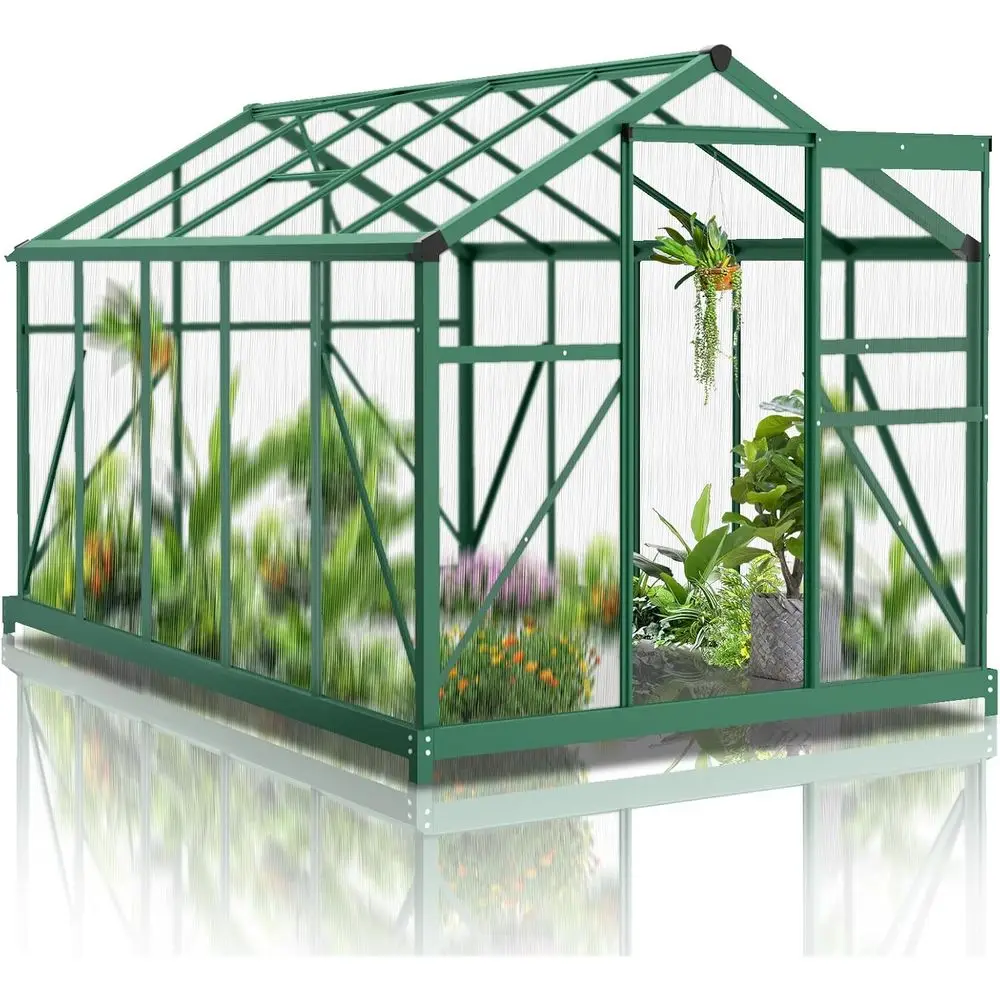 

Large Walk-In Greenhouse for Outdoor Gardening with Easy Setup and Roof Ventilation
