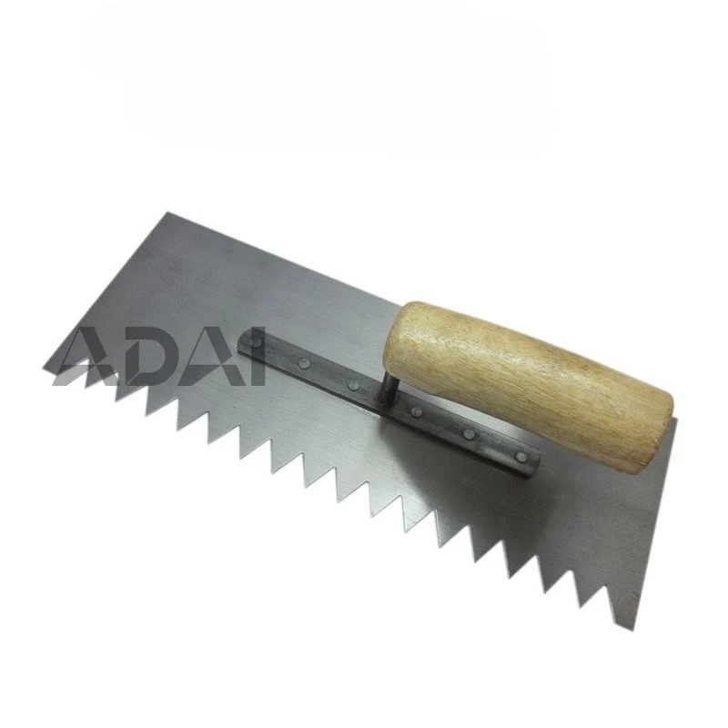 

Шпатель-зубило для штукатурки и затирки, крупнозубчатый, для укладки плитки, шпатлевки, глины, инструмент для строительных работ