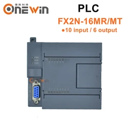 FX2N-16MR FX2N-16MT PLC przemysłowe płyta sterowania 10 wejście 6 wyjście RS232 RS485 MODBUS RTU wsparcie moduł rozszerzający