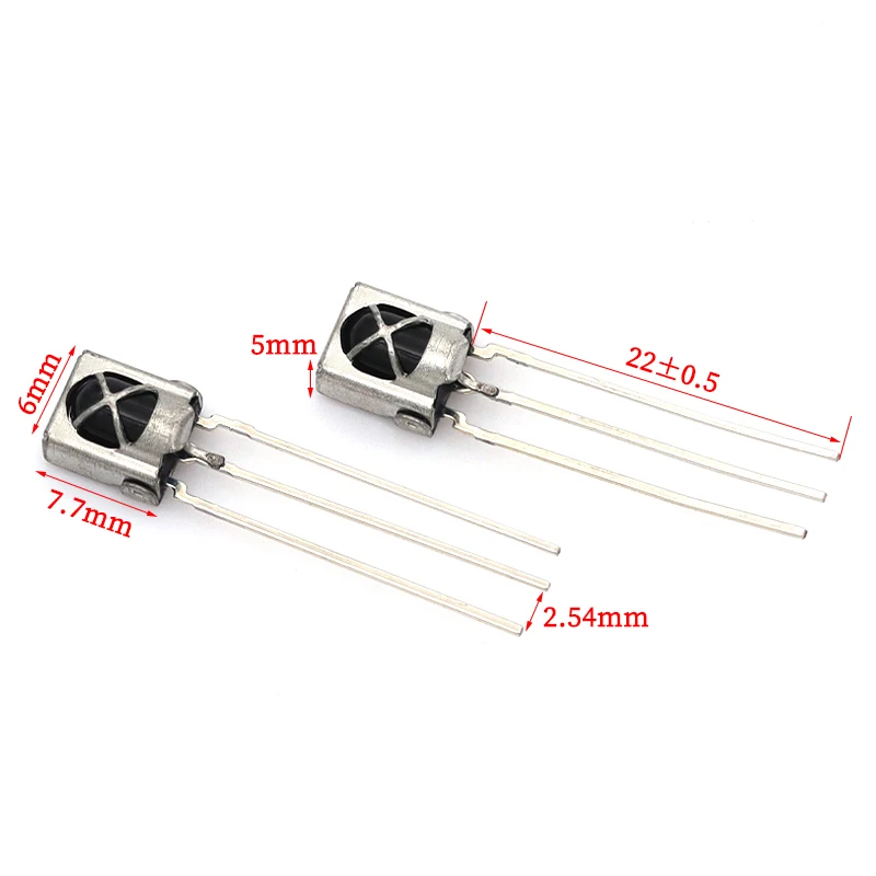 IR Receiver Module with Shielding Layer Universal Infrared Sensor Electrical Signal Conversion Board 10/50/100Pcs