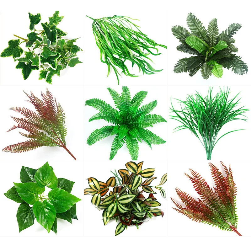 

New simulated green plant wall, high-density silk flower material, commercial indoor decorative background wall, landscaping