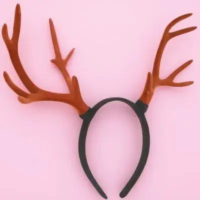 

Antler Hairband Christmas Party Accessory Lightweight Festive Headwear For Holiday Cosplay Decoration Xmas Hair Hoops Creative