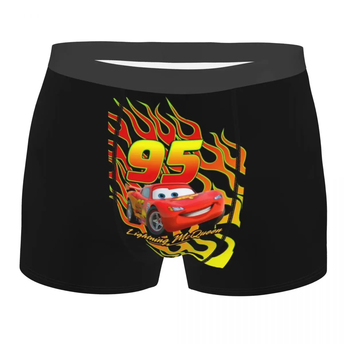 

Lightning Mcqueen Cars Underwear Men Sexy Print Custom Boxer Shorts Panties