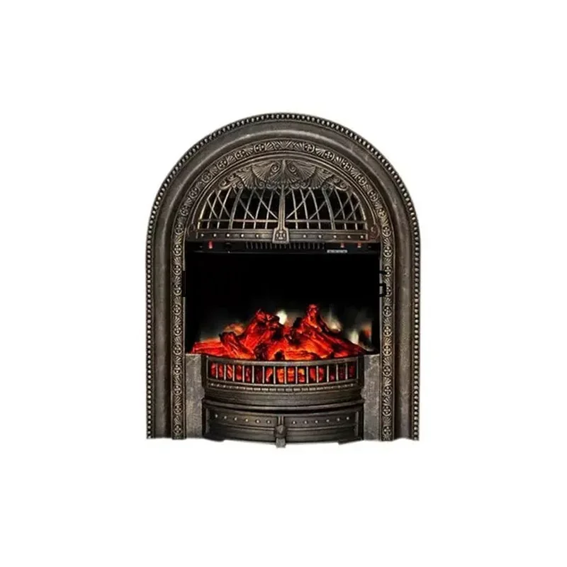 MJY European electronic arc bird cage fireplace core decoration simulation flame heating atomization customization