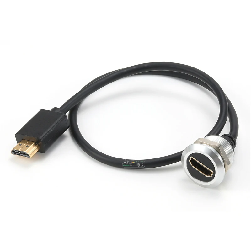 Kabel przedłużający HDMI 2.0 USB typu C o długości 0,5-2 m, złącze żeńskie do męskiego, adapter, przewody, do zastosowań w przemyśle motoryzacyjnym, samochodowym i motocyklowym. — zdjęcie produktu 2